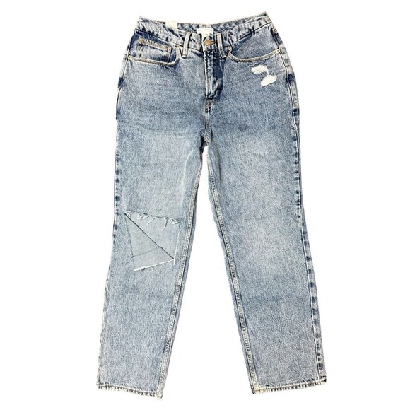 Good American Jeans Womens Size 4 /28 90s Duster Straight High Rise NEW GNDU999T - Picture 12 of 12